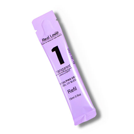 Gel Real Love Transparent 1 Refil 15ml