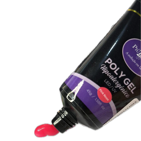 Polygel Piu Bella Pink Neon 45g - Image 2