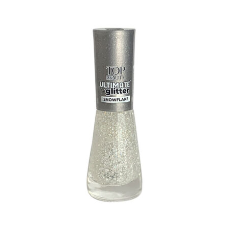 Esmalte Top Beauty Ultimate Glitter Snowflake 9ml