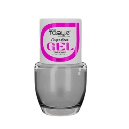 Esmalte Novo Toque Efeito em Gel Top Coat Transparente 9ml