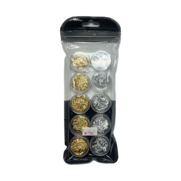 Folhas de ouro-10 unidades