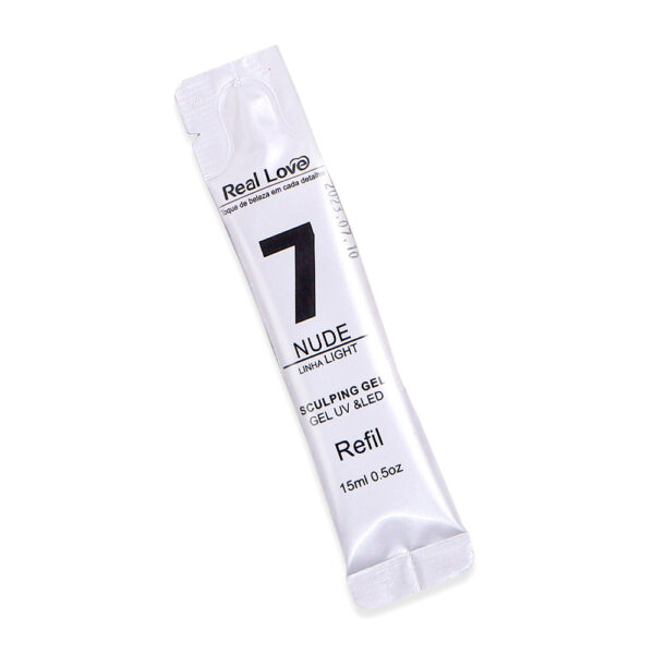 Gel Real Love Nude 7 Refil 15ml
