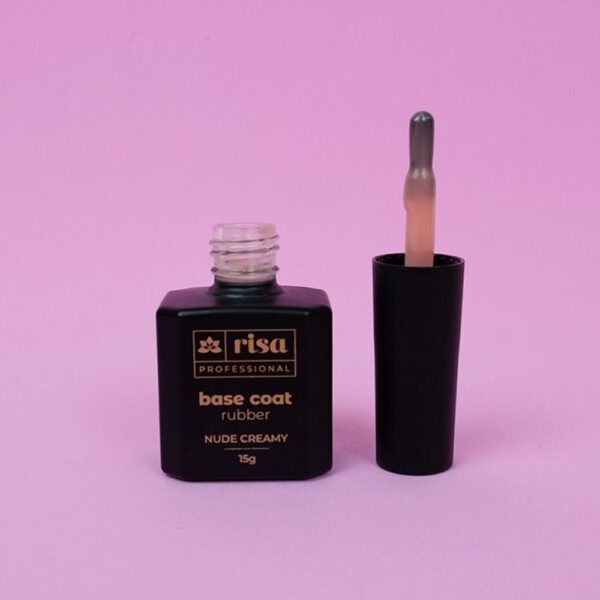 Base Coat Rubber Nude Creamy Risa 15g - Imagem 2