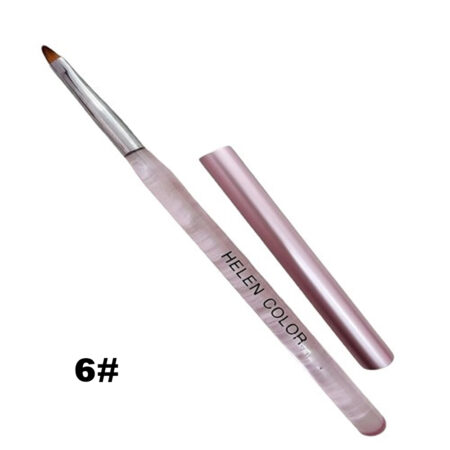 Pincel Língua de Gato Helen Color Rosa  6#