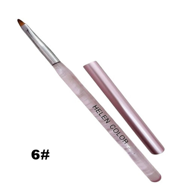 Pincel Língua de Gato Helen Color Rosa  6#