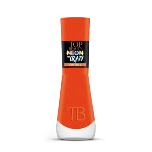 Esmalte Top Beauty Neon My Crazy Fire Ball 9ml