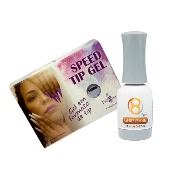 Kit Speed Tip Gel Square + Grip Base