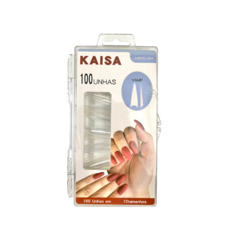 Tip Vamp Transparente Kaisa 100 Unidades