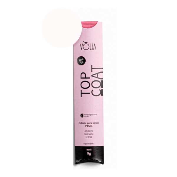 Top Coat Volia Pink Refil 9g