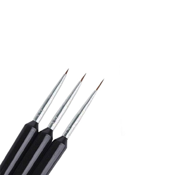 Kit Pincel Fino Preto DZ 3 Unidades - Image 2