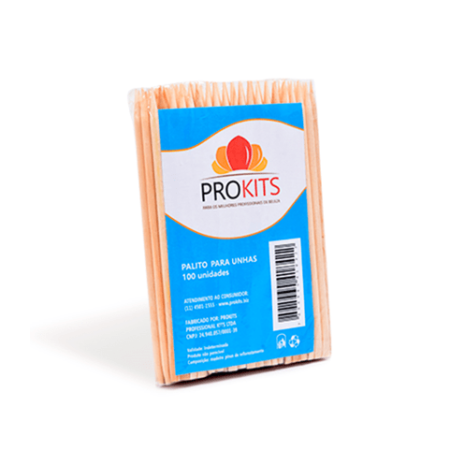 Palito para Unhas Prokits 100 Unidades