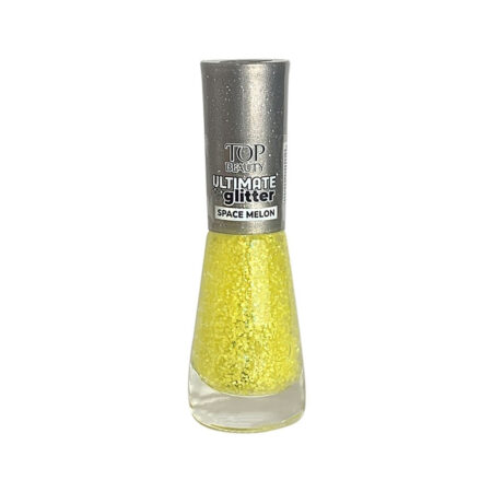 Esmalte Top Beauty Ultimate Glitter Space Melon 9ml