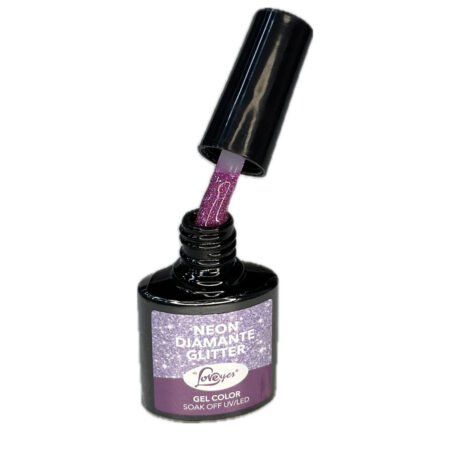 Esmalte Refletivo Neon Diamante Glitter Loveyes N19