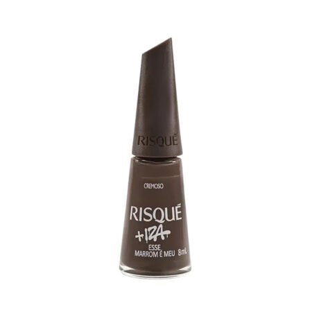 Esmalte Risque + IZA Esse Marrom é Meu 8ml