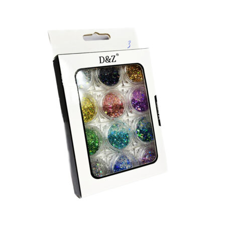 Kit Glitter Flocado DZ 12 Unidades