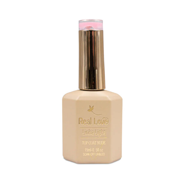 Top Coat Nude 002 Real Love 15ml - Imagem 3