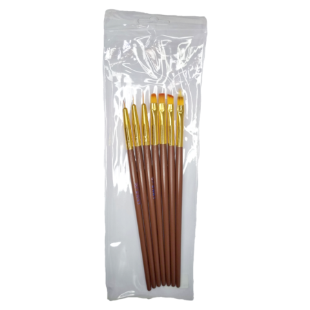 Kit Pincel Para Decoração 7 Unidades