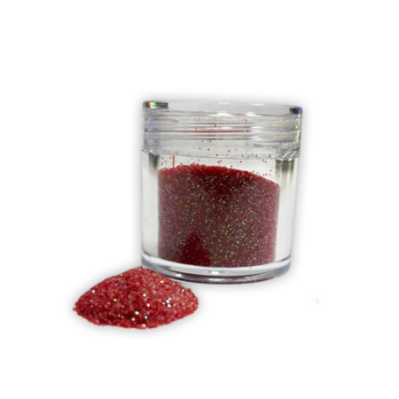 Glitter Fino Avulso Pequeno Vermelho Claro