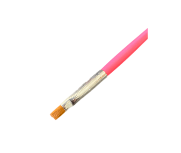 Pincel de Unha Reto Grande Rosa - Image 3