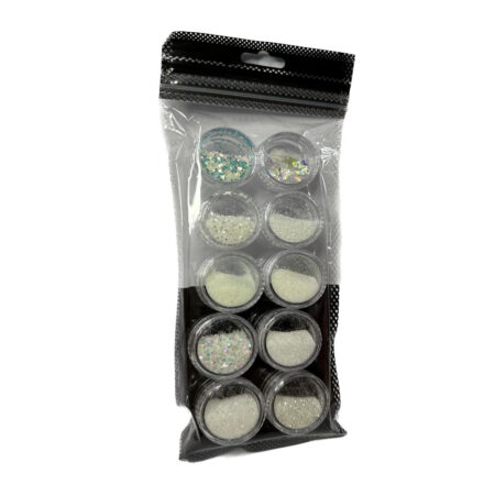Kit Glitter Cristal Dafu 10 Unidades