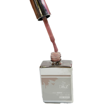 Top Coat DeZ Camuflagem - Rosa Celeste