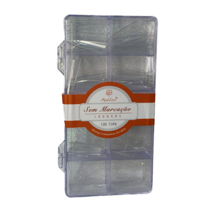 Tip Vamp Transparente Sem Marcação Real Love 120 unidades