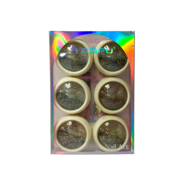 Kit Glitter Fino Dafu 6 Unidades