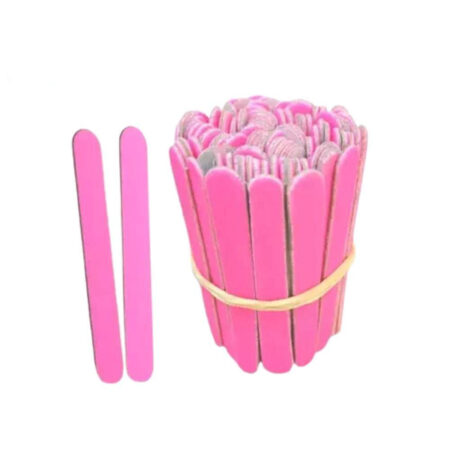 Lixa Mini Rosa para Unhas Santa Clara 8cm 144 unidades