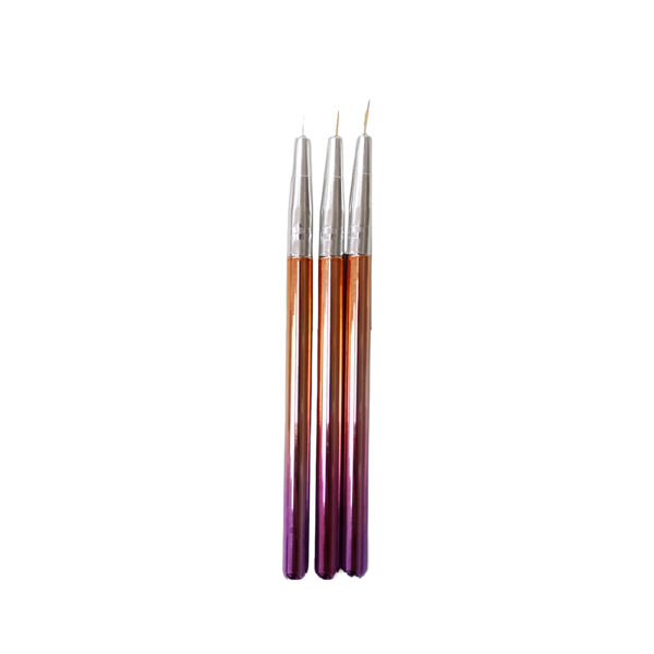 Kit Pincel Fino 3 Unidades