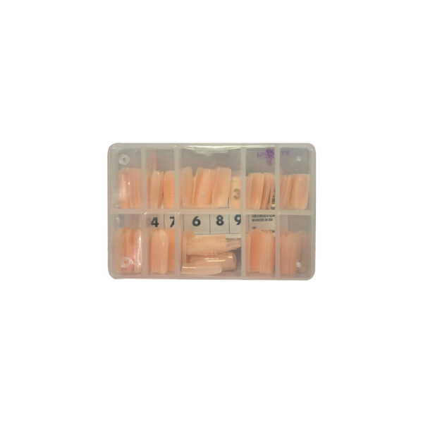 Speed Tip Gel Nude Square Piu Bella 104 Unidades - Image 2