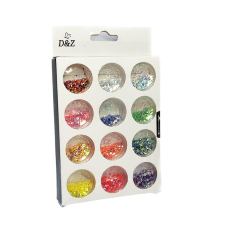 Kit Glitter Flocado DZ 12 Unidades
