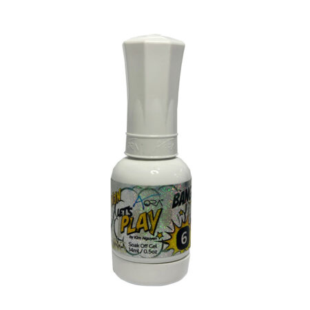 Gel Glitter Let's Play 6 Aora 14ml