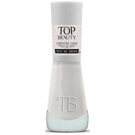Esmalte Top Beauty Cobertura Suave Véu de Noiva 9ml