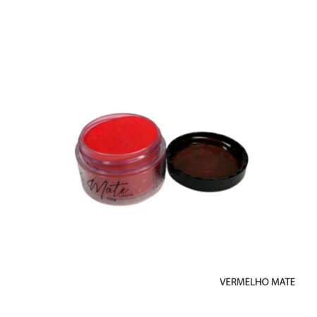 Pó Acrílico Majestic Linha Mate Vermelho Mate 10g