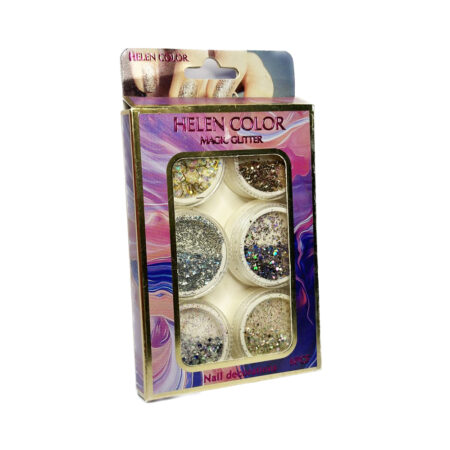 Kit Magic Glitter Helen Color 6 Unidades