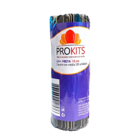Lixa ProKits Preta 13cm - 100 Unidades