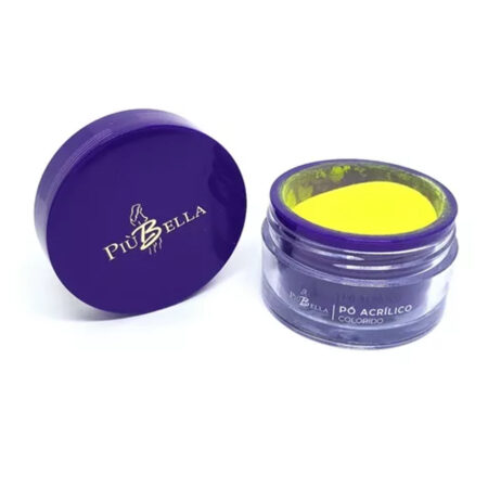 Pó Acrílico Colorido Supreme Yellow Piu Bella 25g