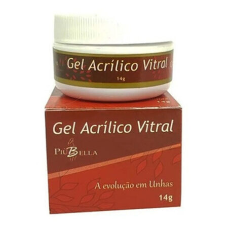 Gel Acrílico Vitral Vermelho 14g