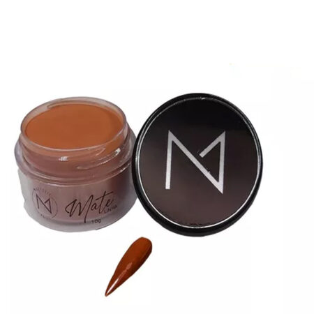 Pó Acrílico Majestic Linha Mate Marrom Mate 10g
