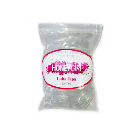 Tip Curvatura C Transparente Honey Pacote 500 unidades
