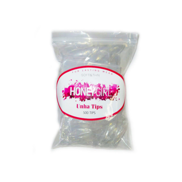 Tip Curvatura C Transparente Honey Pacote 500 unidades