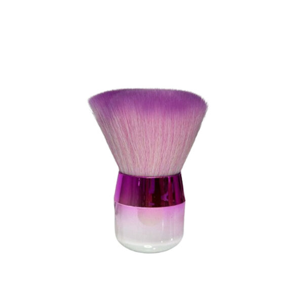 Pompom Espanador  Roxo Cromado