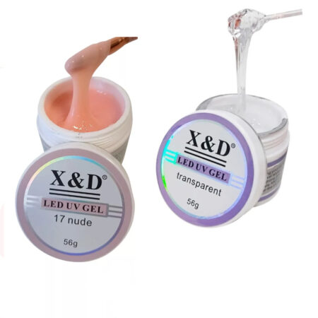 Kit Géis XD Nude 17 + Transparent 56g