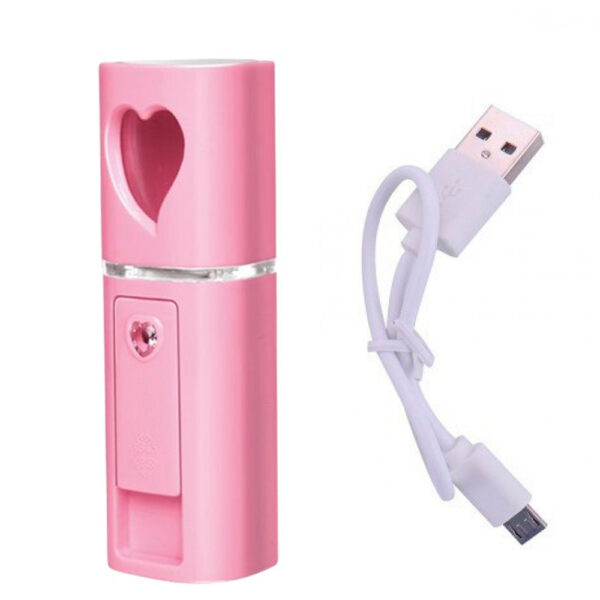 Nano Mister para Extensão de Cílios Coração Rosa - Imagem 2