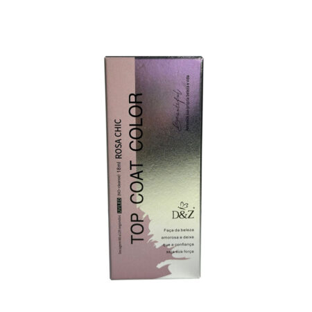 Top Coat DZ Camuflagem Rosa Chic