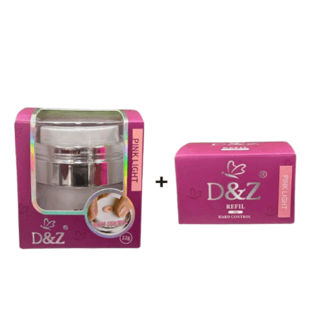 Kit Gel Pump Pink Light 22g + Refil Pink Light 22g