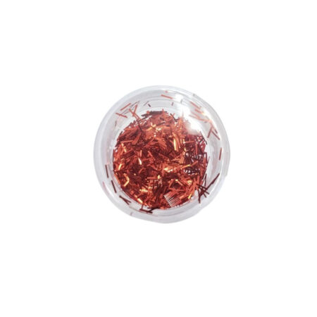 Glitter Flocado Vermelho Pequeno