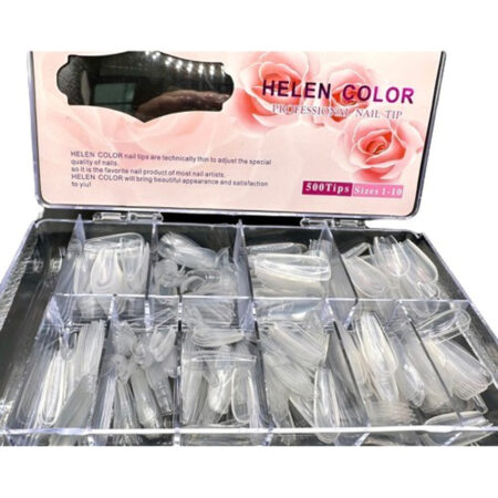 Postiça Bailarina Extra Longa Transparente Helen Color 500 unidades