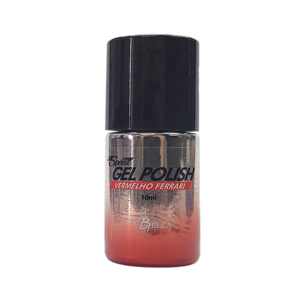 Esmalte em Gel Speed Polish Vermelho Ferrari Piu Bella 10ml