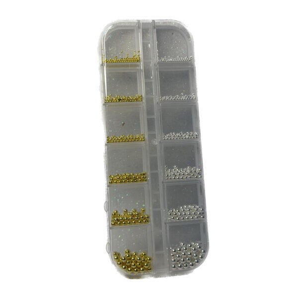 Caviar Prata e Dourado 6 Tamanhos 12 unidades - Imagem 2